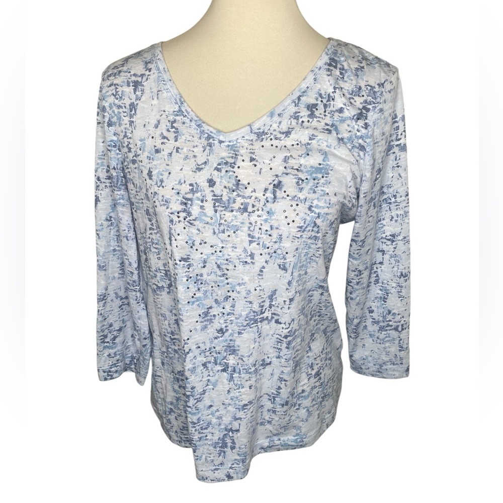 Zenergy by Chicos Bedazzled Top